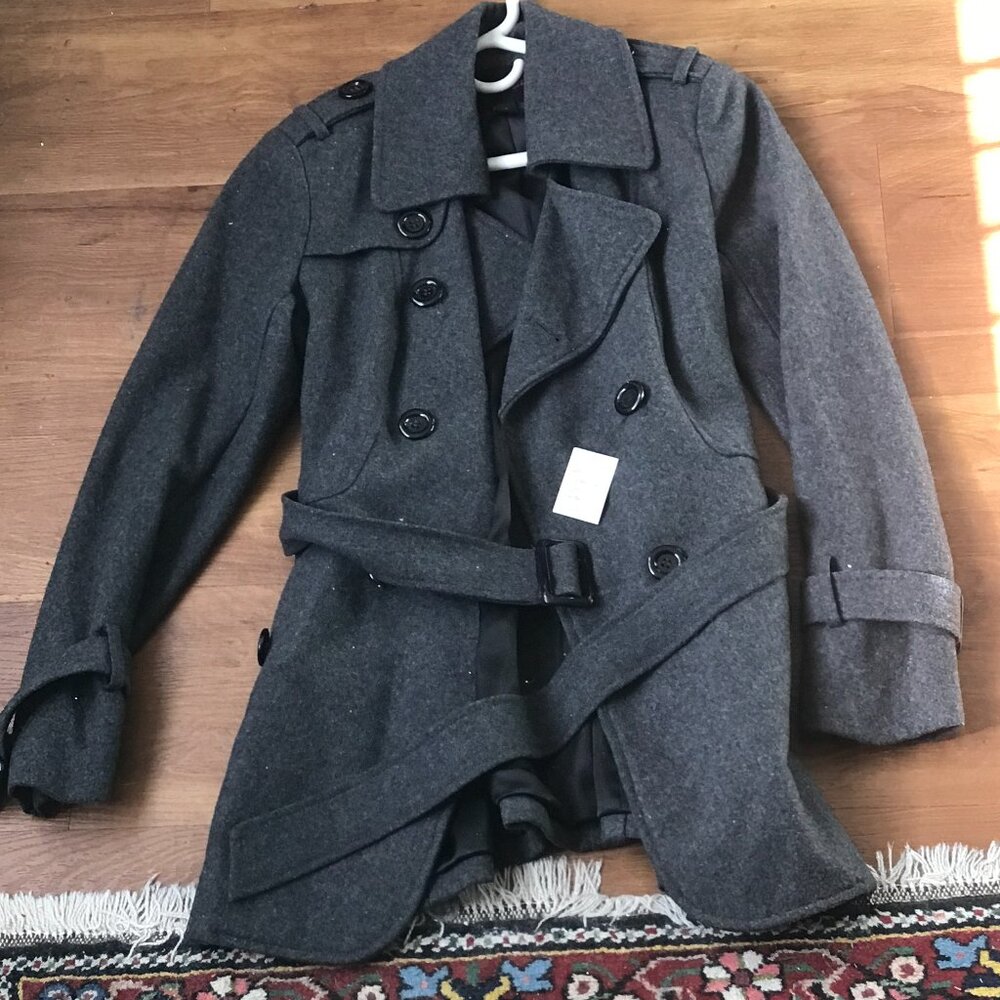 Forever 21 Double-Breasted Coat S/P